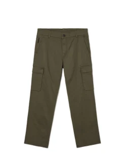 Cropp Spodnie*Spodnie cargo zielony