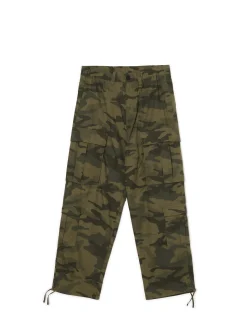 Cropp Spodnie*Spodnie cargo z motywem moro zielony