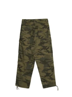 Cropp Spodnie*Spodnie cargo z motywem moro zielony