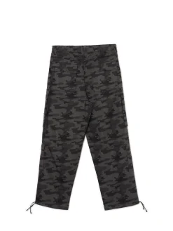 Cropp Spodnie*Spodnie cargo ze wzorem moro szary