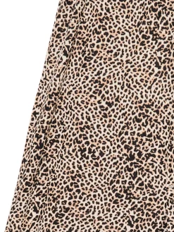 Cropp Spodnie*Spodnie flare w panterkę wielobarwny