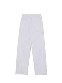 Cropp Spodnie*Spodnie wide leg z wysokim stanem jasnyszary