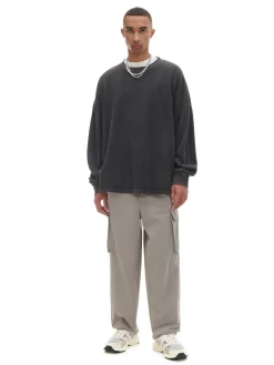 Cropp Spodnie*Spodnie ze ściagaczami przy nogawkach beżowy