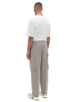 Cropp Spodnie*Spodnie ze ściagaczami przy nogawkach beżowy