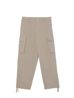 Cropp Spodnie*Spodnie ze ściagaczami przy nogawkach beżowy