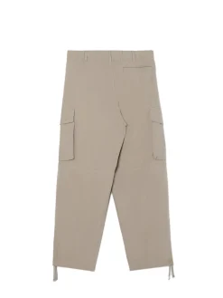 Cropp Spodnie*Spodnie ze ściagaczami przy nogawkach beżowy