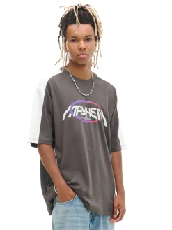 Cropp Koszulki*Sportowa koszulka z napisem szary