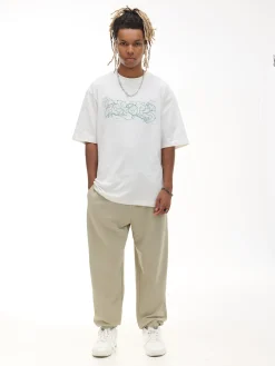 Cropp Spodnie*Sportowe spodnie joggery basic beżowy