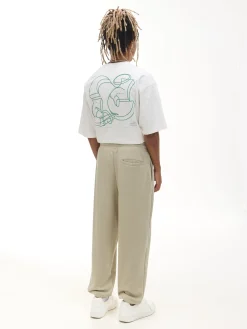 Cropp Spodnie*Sportowe spodnie joggery basic beżowy