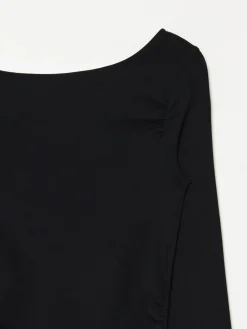 Cropp Sukienki, Kombinezony*Sukienka maxi z długimi rękawami czarny