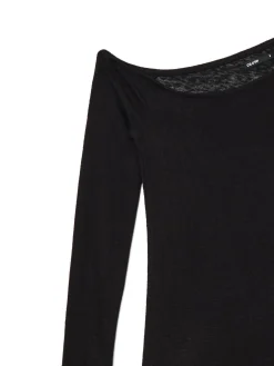 Cropp Sukienki, Kombinezony*Sukienka maxi z odkrytym ramieniem czarny