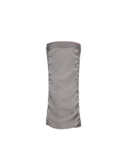 Cropp Sukienki, Kombinezony*Sukienka midi z marszczeniami szary