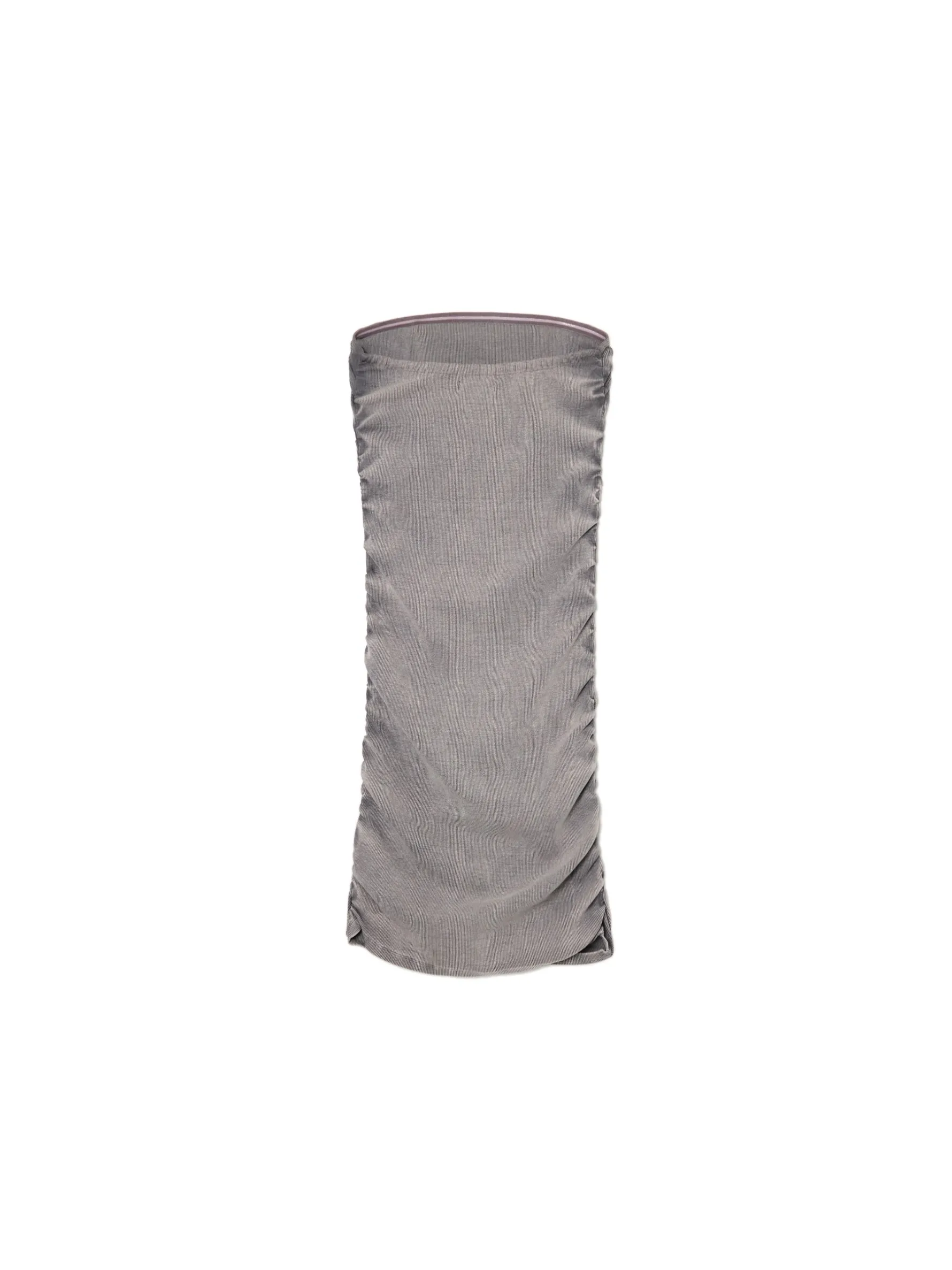 Cropp Sukienki, Kombinezony*Sukienka midi z marszczeniami szary