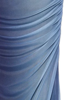 Cropp Sukienki, Kombinezony*Sukienka midi z printem all over niebieski