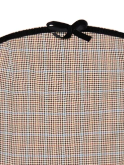 Cropp Sukienki, Kombinezony*Sukienka mini w kratę z plisami brązowy