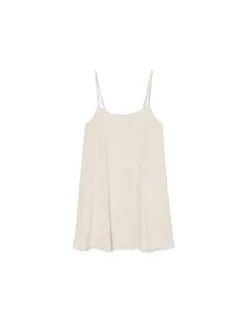 Cropp Sukienki, Kombinezony*Sukienka mini w rustykalnym stylu kremowy