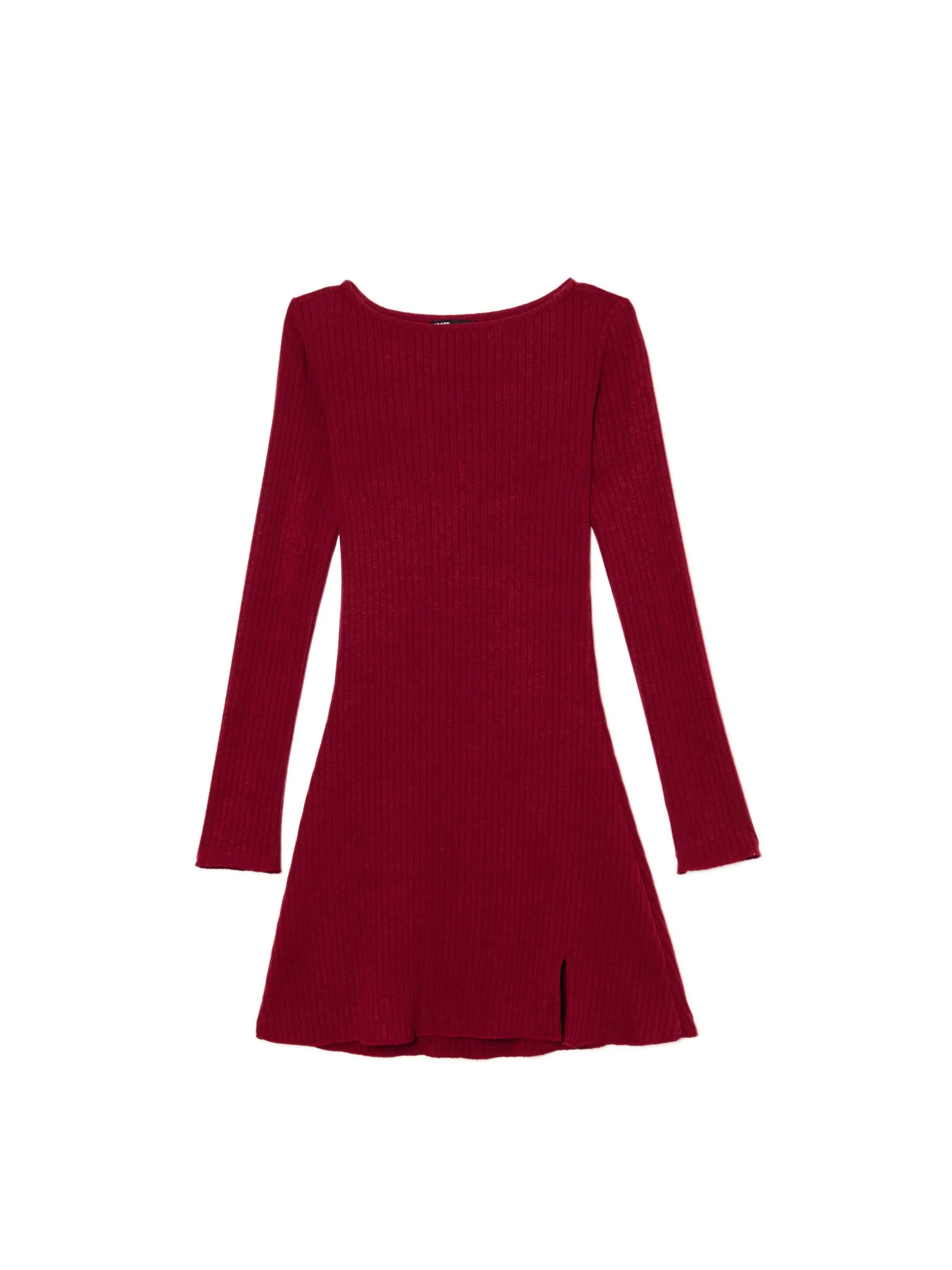 Cropp Sukienki, Kombinezony*Sukienka mini z długimi rękawami kasztanowy