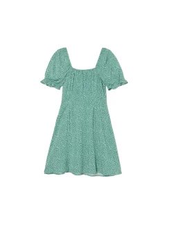 Cropp Sukienki, Kombinezony*Sukienka mini z kwiatowym wzorem all over niebieski