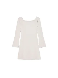 Cropp Sukienki, Kombinezony*Sukienka mini z rękawami flare jasnyszary