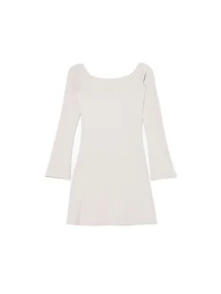 Cropp Sukienki, Kombinezony*Sukienka mini z rękawami flare jasnyszary