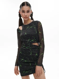 Cropp Sukienki, Kombinezony*Sukienka mini z wycięciami czarny