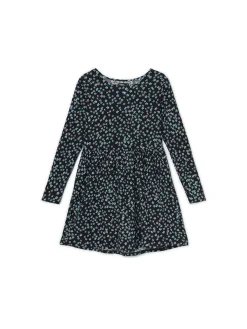 Cropp Sukienki, Kombinezony*Sukienka w kwiatowy wzór czarny