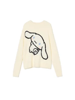 Cropp Swetry*Sweter z nadrukiem Cinnamoroll biały