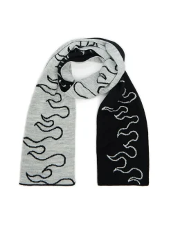 Cropp Kominy, Szaliki*Szalik z motywem płomieni czarny
