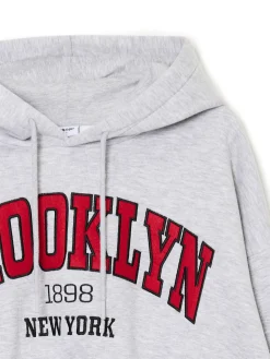 Cropp Bluzy|Sety*Szara bluza crop jasnyszary