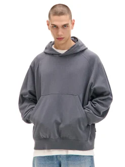 Cropp Bluzy|Sety*Szara bluza oversize z kapturem szary