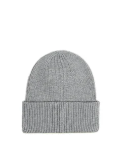 Cropp Czapki*Szara czapka beanie z dodatkiem wiskozy jasnyszary