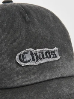 Cropp Czapki*Szara czapka z daszkiem czarny