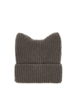 Cropp Czapki*Szara czapka z kocimi uszkami szary