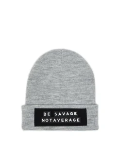 Cropp Czapki*Szara czapka z personalizowanym napisem jasnyszary