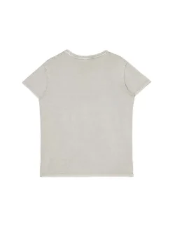 Cropp Koszulki, Topy*Szara koszulka z kotem jasnyszary