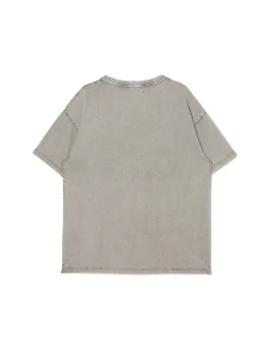 Cropp Unisex|Unisex*Szara koszulka z nadrukiem UNISEX jasnyszary