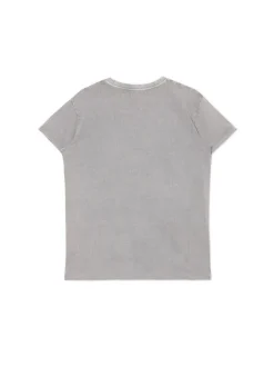 Cropp Koszulki, Topy*Szara koszulka z nadrukiem szary