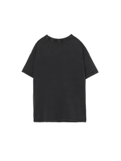 Cropp Koszulki, Topy*Szara koszulka z nadrukiem kości szary