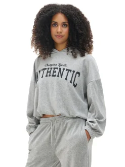 Cropp Bluzy|Sety*Szara krótka bluza boxy jasnyszary