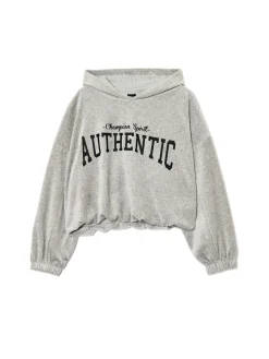 Cropp Bluzy|Sety*Szara krótka bluza boxy jasnyszary