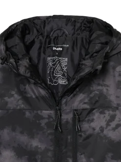 Cropp Kurtki, Płaszcze*Szara kurtka basic z kapturem szary