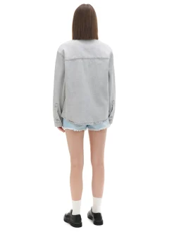 Cropp Kurtki, Płaszcze|Sety*Szara kurtka jeansowa wielobarwny