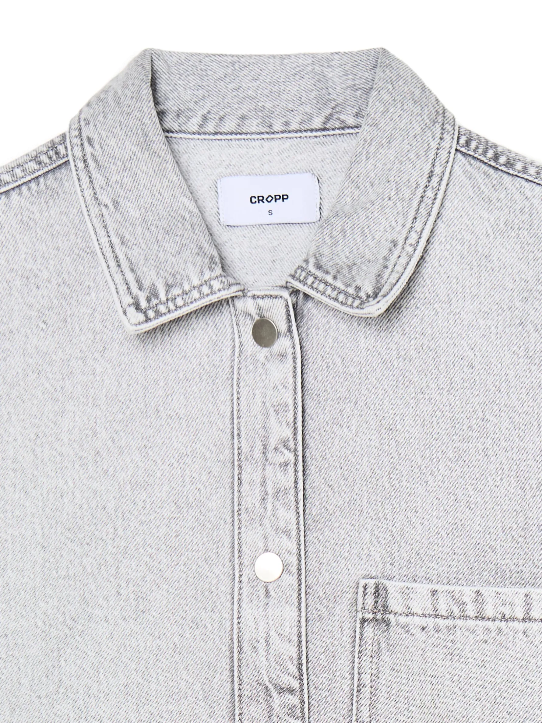 Cropp Kurtki, Płaszcze|Sety*Szara kurtka jeansowa wielobarwny