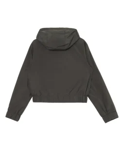 Cropp Kurtki, Płaszcze*Szara kurtka z kapturem szary