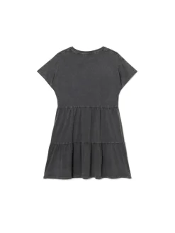 Cropp Sukienki, Kombinezony*Szara sukienka mini z marszczeniami szary