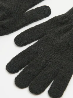 Cropp Rękawiczki*Szare dzianinowe rękawiczki szary