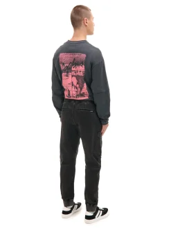 Cropp Jeansy*Szare jeansy jogger z kieszeniami cargo szary