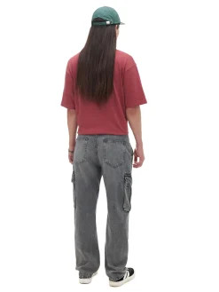 Cropp Jeansy*Szare jeansy relaxed szary