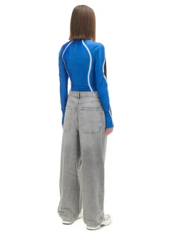 Cropp Jeansy*Szare jeansy skater jasnyszary