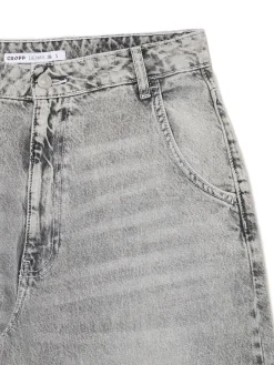 Cropp Jeansy*Szare jeansy skater jasnyszary